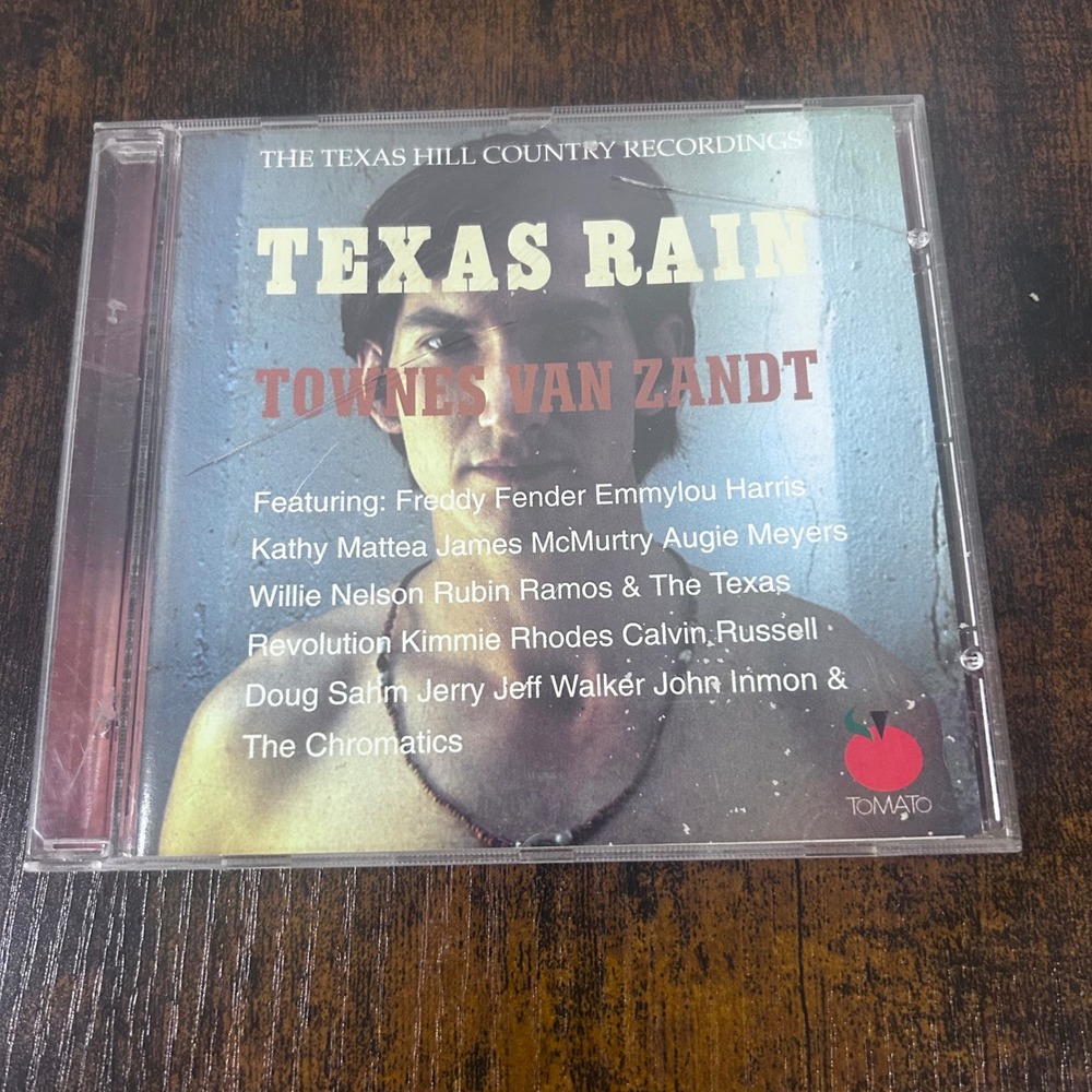 Townes Van Zandt Texas Rain The Texas Hill Country Recordings CD Tomato 2001